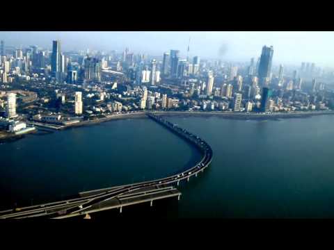 Aerial View of Mumbai from helicopter ride