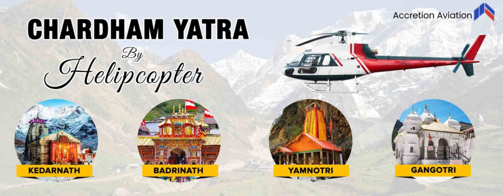 chardham yatra by helicopter- accretion aviation